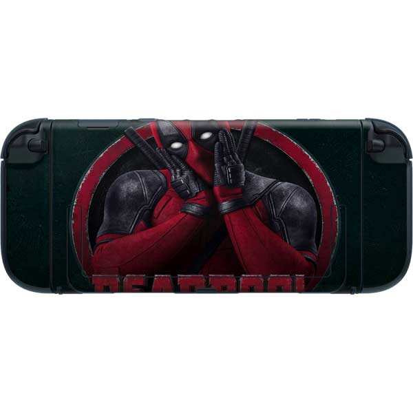 Marvel Deadpool Legacy Surprised Deadpool Nintendo Switch 2 (2025) with Joy-Con Skin