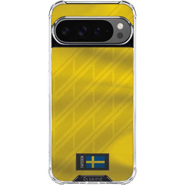 Sweden Soccer Flag Google Pixel 10 Pro Clear Case