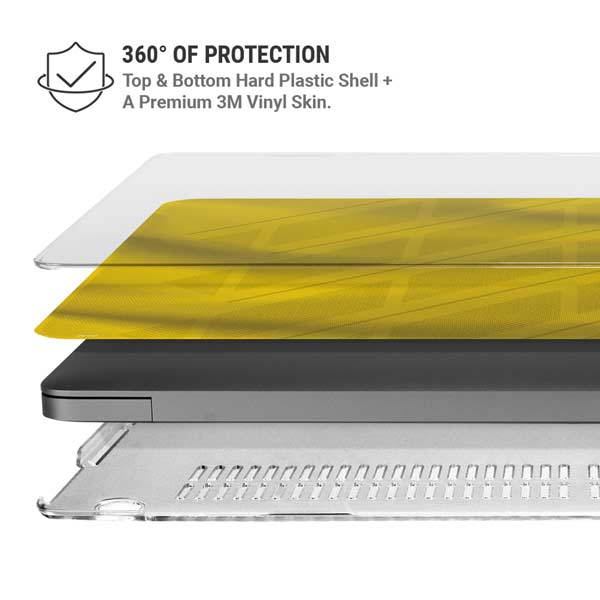 Sweden Soccer Flag MacBook Pro 14in (2021-24) Case plus Skin