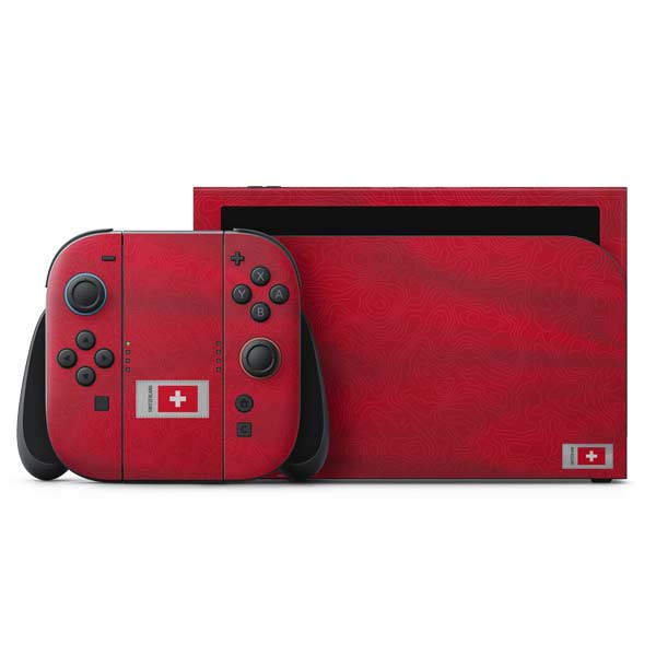Switzerland Soccer Flag Nintendo Skins