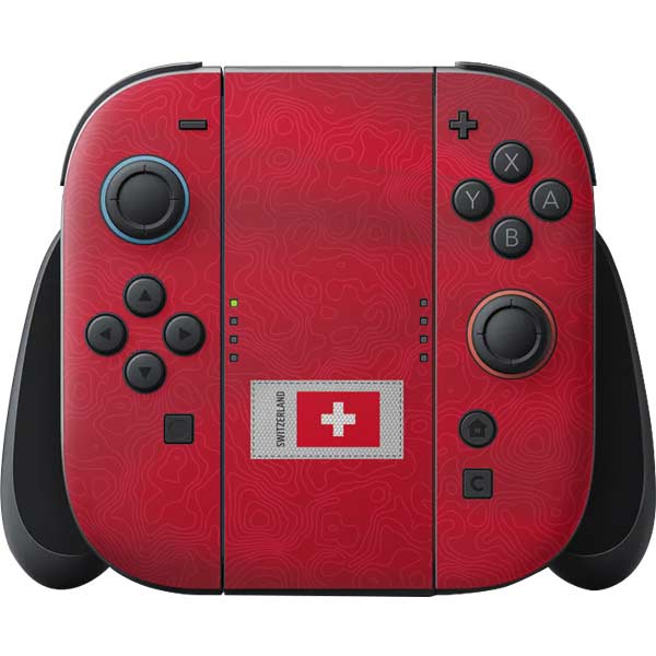 Switzerland Soccer Flag Nintendo Skins
