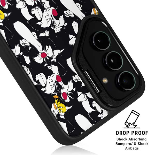 Looney Tunes Sylvester and Tweety Super Sized Galaxy S26 Kickstand Case