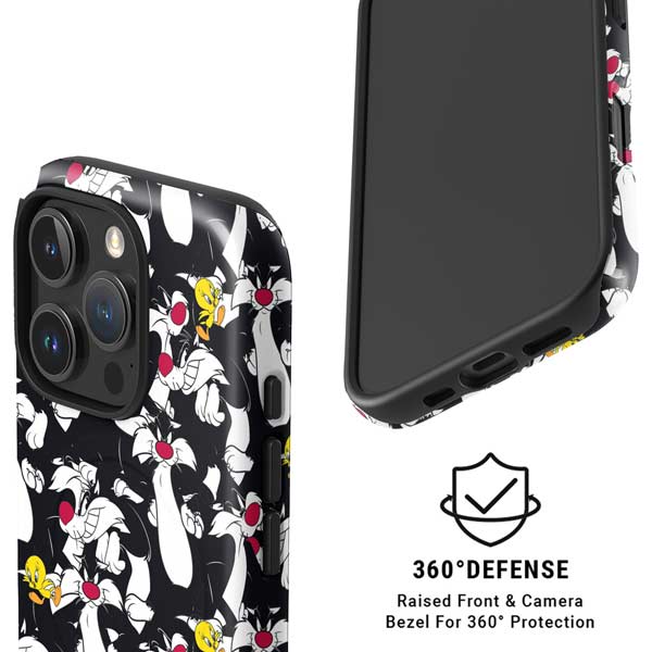Looney Tunes Sylvester and Tweety Super Sized iPhone 16 Pro Magsafe Impact Case
