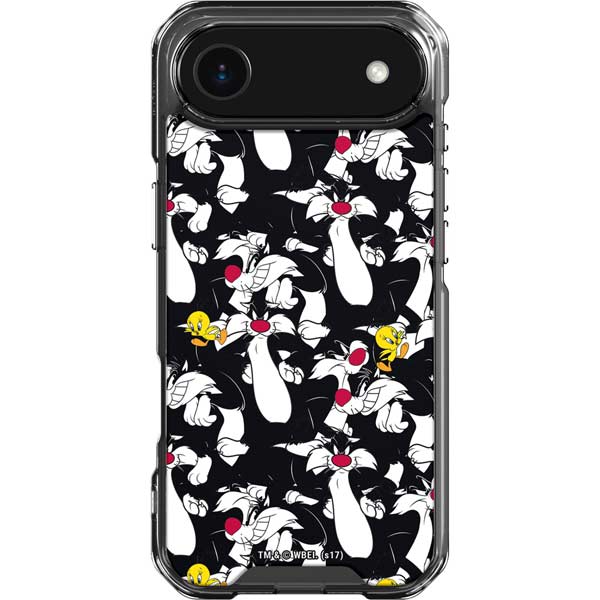 Looney Tunes Sylvester and Tweety Super Sized iPhone 17 Air Clear Case