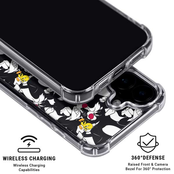 Looney Tunes Sylvester and Tweety Super Sized iPhone 17 MagSafe Case