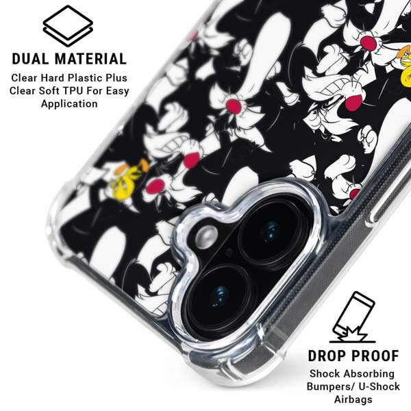 Looney Tunes Sylvester and Tweety Super Sized iPhone 17 MagSafe Case