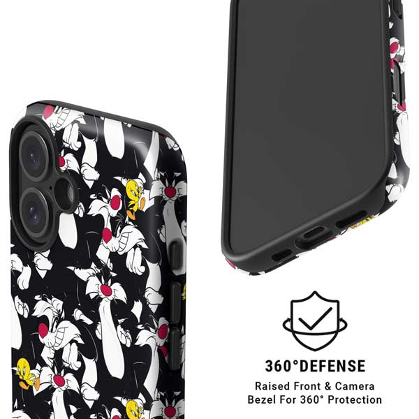 Looney Tunes Sylvester and Tweety Super Sized iPhone 17 Magsafe Impact Case