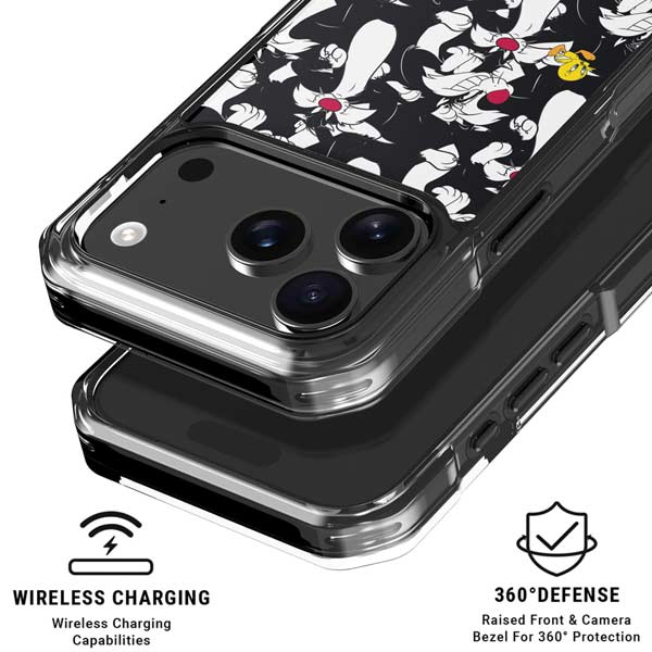 Looney Tunes Sylvester and Tweety Super Sized iPhone 17 Pro Max MagSafe Case