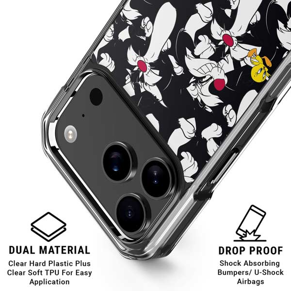 Looney Tunes Sylvester and Tweety Super Sized iPhone 17 Pro Max MagSafe Case