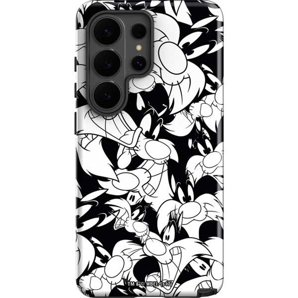 Looney Tunes Sylvester Super Sized Pattern Galaxy S26 Ultra Impact Case