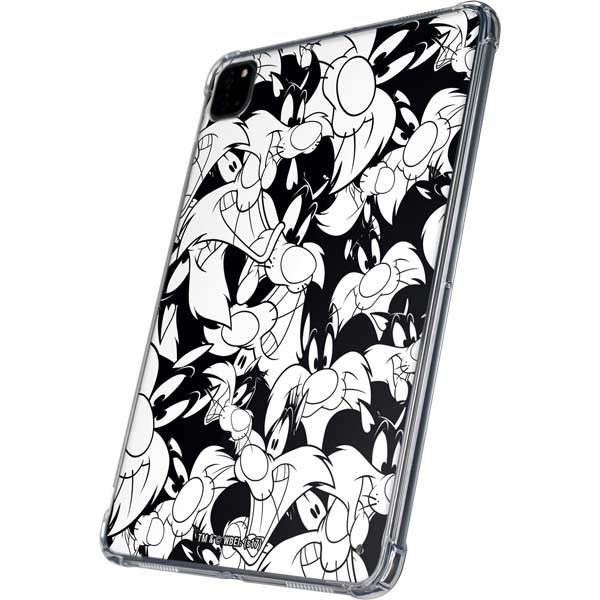 Looney Tunes Sylvester Super Sized Pattern iPad Pro 11in (2024) Clear Case