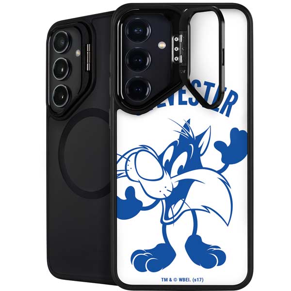 Looney Tunes Sylvester the Cat Big Head Galaxy S26 Kickstand Case