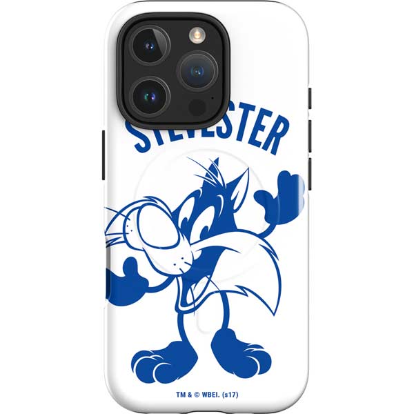 Looney Tunes Sylvester the Cat Big Head iPhone 16 Pro Max Magsafe Impact Case