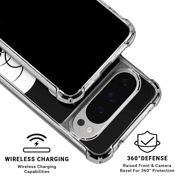 Looney Tunes Sylvester the Cat Black and White Google Pixel 10 Pro XL Clear Case