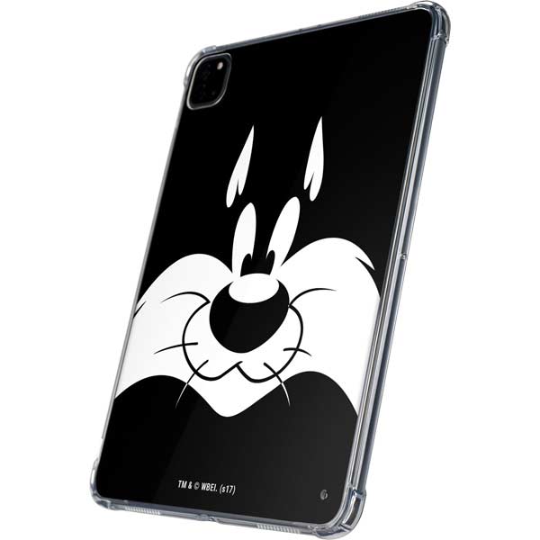 Looney Tunes Sylvester the Cat Black and White iPad Pro 11in (2024) Clear Case
