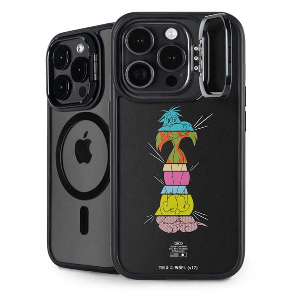 Looney Tunes Sylvester the Cat Sliced Juxtapose iPhone 14 Pro Kickstand Case
