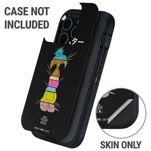 Looney Tunes Sylvester the Cat Sliced Juxtapose Otterbox Defender iPhone Skin