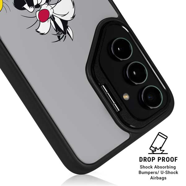 Looney Tunes Sylvester Tweety Bird Crossed Arms Galaxy S26 Kickstand Case