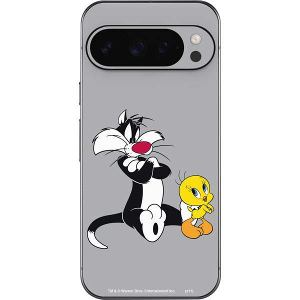 Looney Tunes Sylvester Tweety Bird Crossed Arms Google Pixel 10 Pro XL Skin