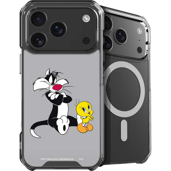 Looney Tunes Sylvester Tweety Bird Crossed Arms iPhone 17 Pro MagSafe Case