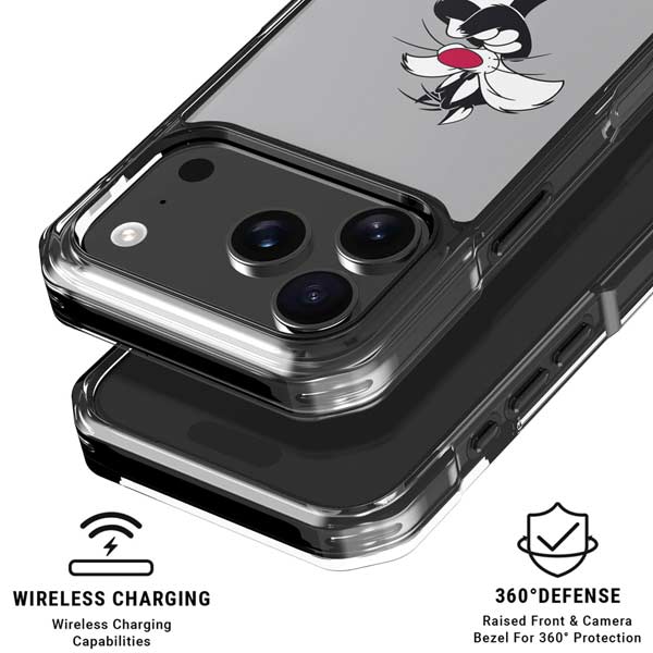 Looney Tunes Sylvester Tweety Bird Crossed Arms iPhone 17 Pro MagSafe Case