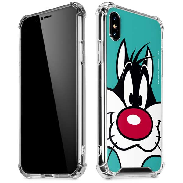 Looney Tunes Sylvester Zoomed In iPhone X/XS Clear Case