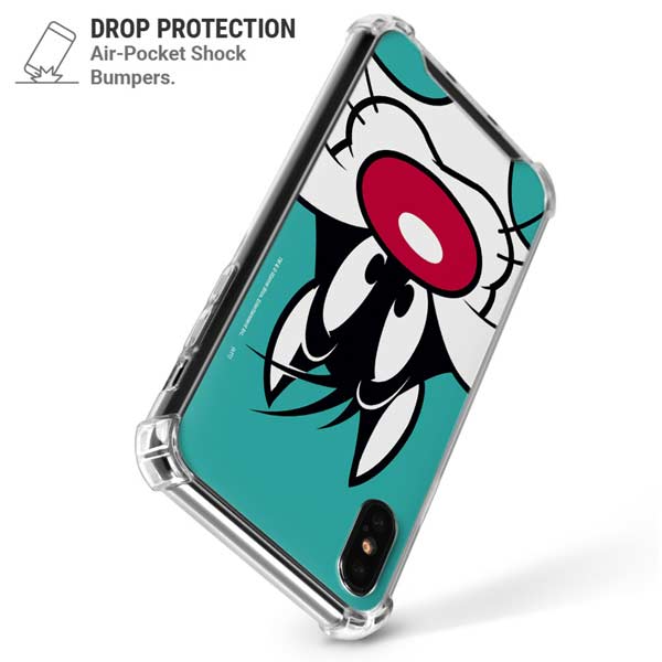 Looney Tunes Sylvester Zoomed In iPhone X/XS Clear Case