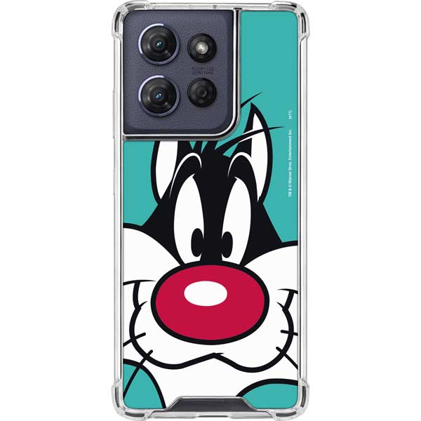 Looney Tunes Sylvester Zoomed In Moto G Play 5G (2025) Clear Case