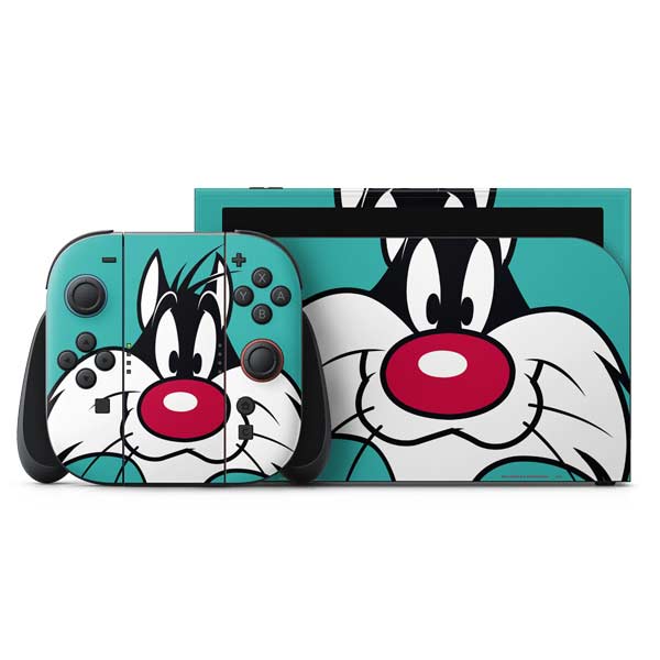 Looney Tunes Sylvester Zoomed In Nintendo Switch 2 (2025) with Joy-Con Skin