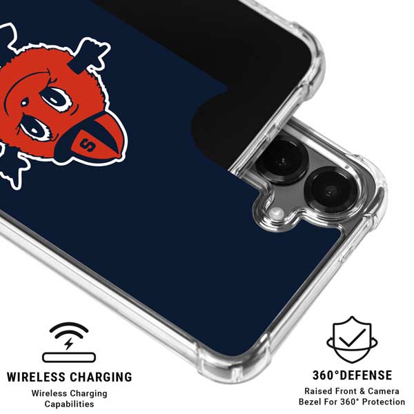 Syracuse University Orange Mascot Galaxy S26 Plus Clear Case