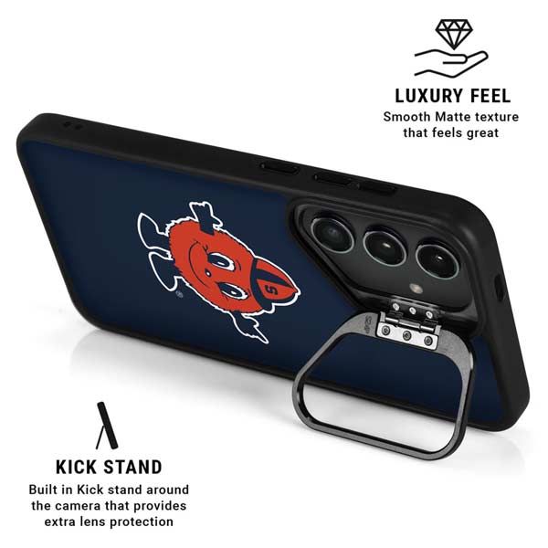 Syracuse University Orange Mascot Galaxy S26 Plus Kickstand Case
