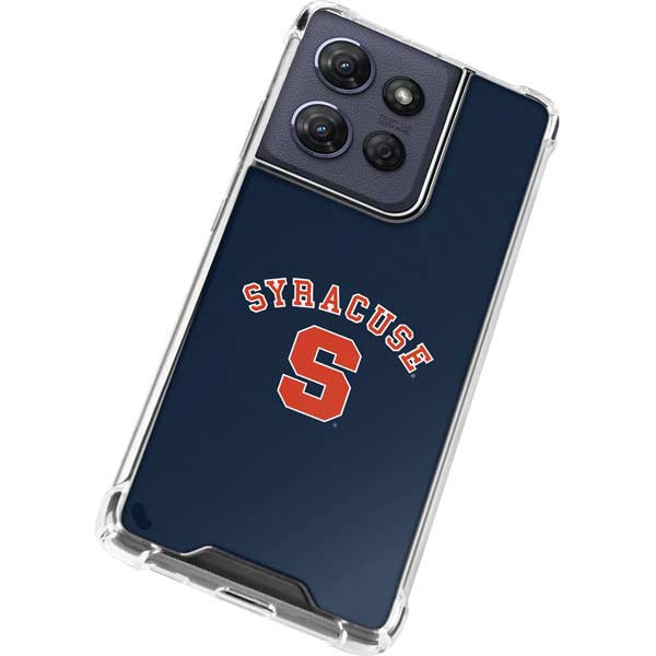 Syracuse University S Blue Moto G 5G (2025) Clear Case