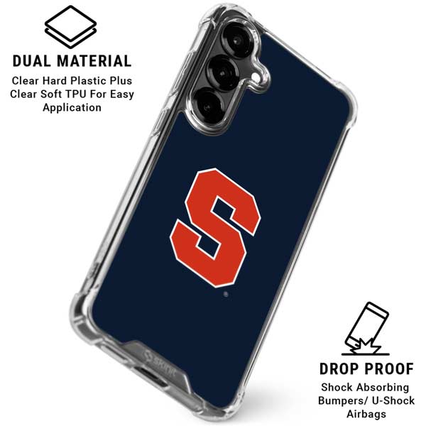 Syracuse University S Logo Galaxy S26 Clear Case
