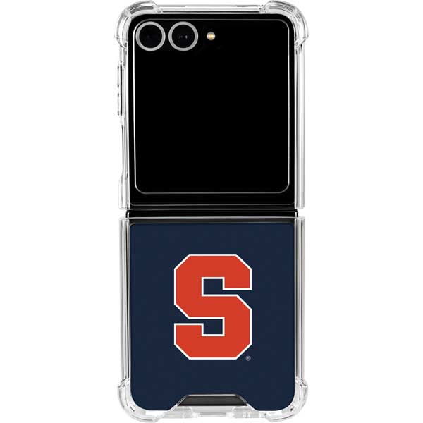 Syracuse University S Logo Galaxy Z Flip7 Clear Case
