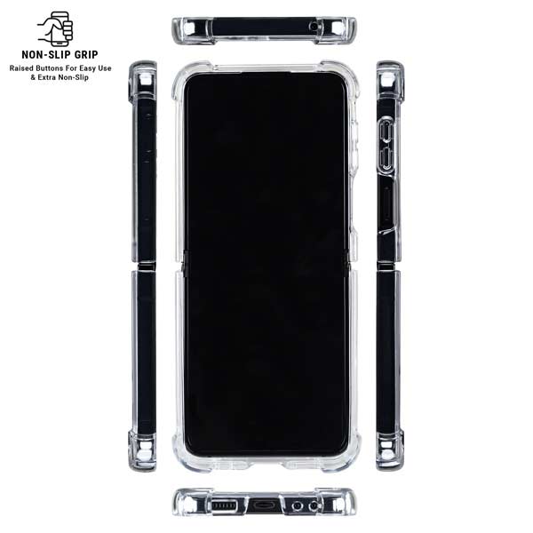 Syracuse University S Logo Galaxy Z Flip7 Clear Case
