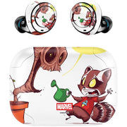 Marvel Rocket Raccoon and Groot Tall Tails Amazon Echo Buds Skin