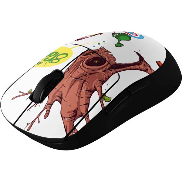 Marvel Rocket Raccoon and Groot Tall Tails G Pro Wireless Gaming Mouse Skin