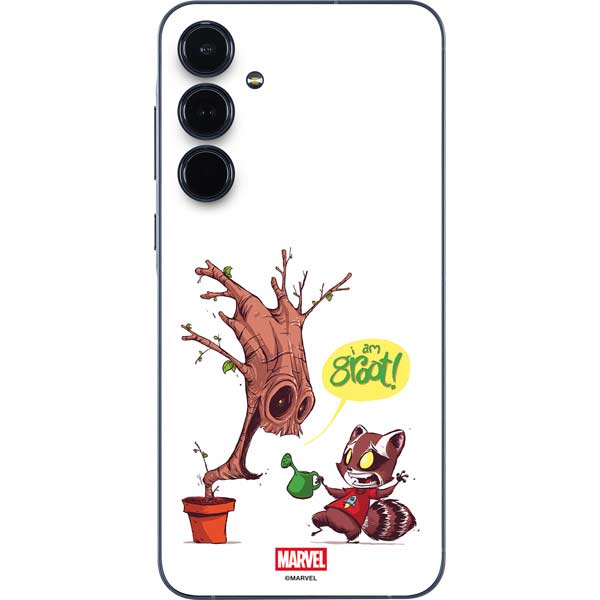 Marvel Rocket Raccoon and Groot Tall Tails Galaxy A35 5G Skin
