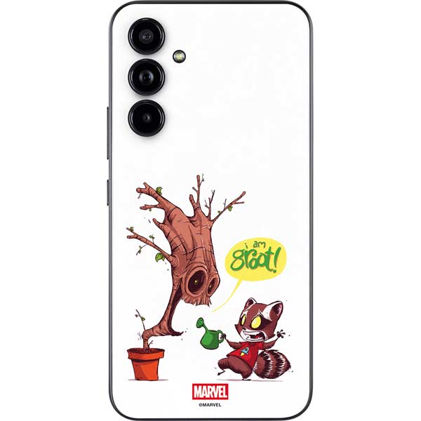 Marvel Rocket Raccoon and Groot Tall Tails Galaxy A54 5G Skin