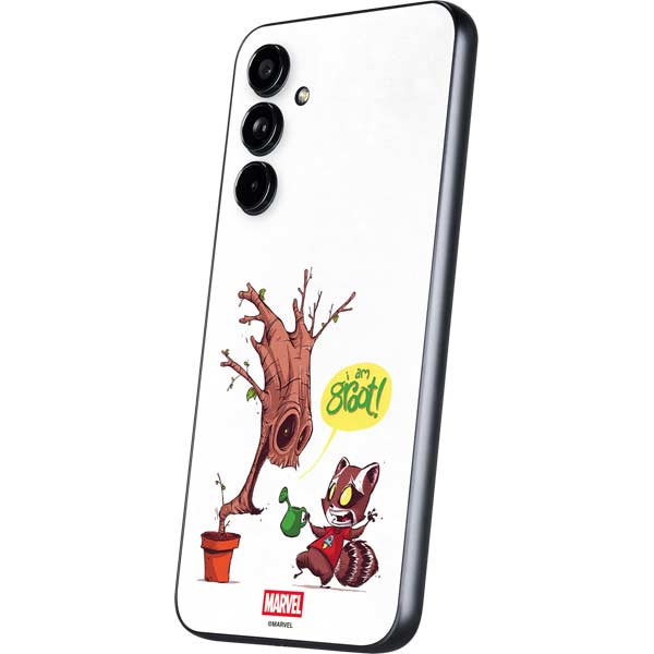Marvel Rocket Raccoon and Groot Tall Tails Galaxy A54 5G Skin