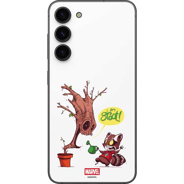 Marvel Rocket Raccoon and Groot Tall Tails Galaxy S23 Plus Skin
