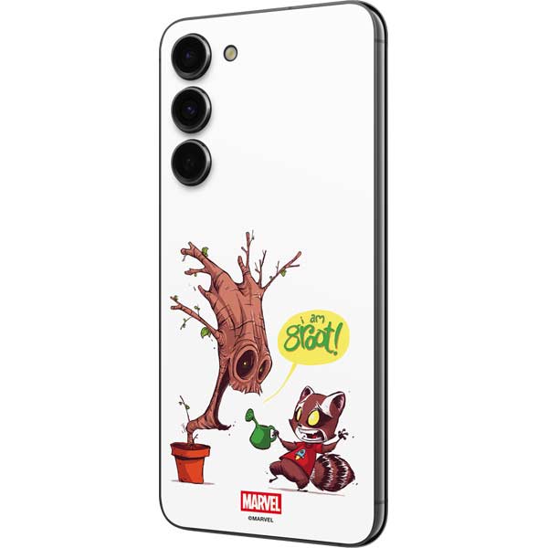 Marvel Rocket Raccoon and Groot Tall Tails Galaxy S23 Plus Skin