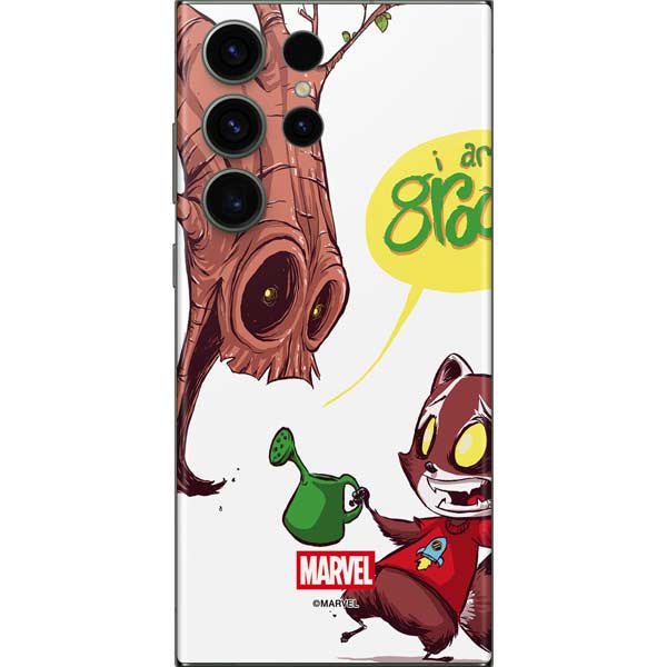 Marvel Rocket Raccoon and Groot Tall Tails Galaxy S23 Ultra Skin