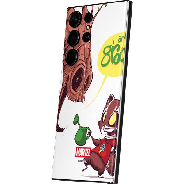 Marvel Rocket Raccoon and Groot Tall Tails Galaxy S23 Ultra Skin