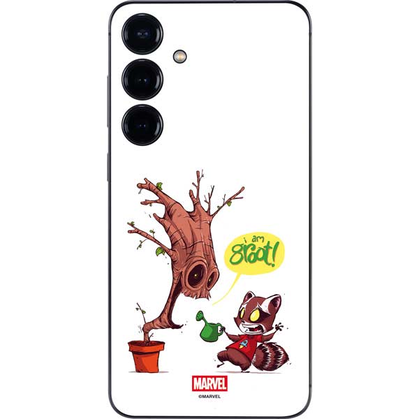 Marvel Rocket Raccoon and Groot Tall Tails Galaxy S24 Plus Skin
