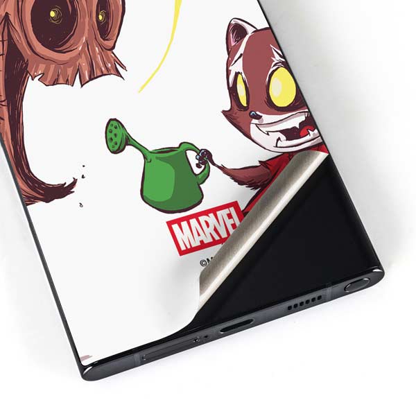 Marvel Rocket Raccoon and Groot Tall Tails Galaxy S24 Ultra Skin