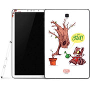 Marvel Rocket Raccoon and Groot Tall Tails Samsung Galaxy Tab Skin
