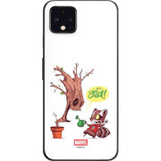 Marvel Rocket Raccoon and Groot Tall Tails Google Pixel 4 Skin