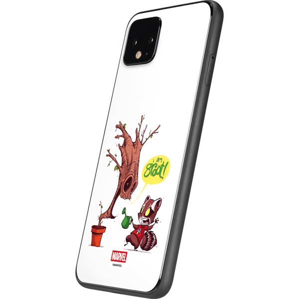 Marvel Rocket Raccoon and Groot Tall Tails Google Pixel 4 Skin
