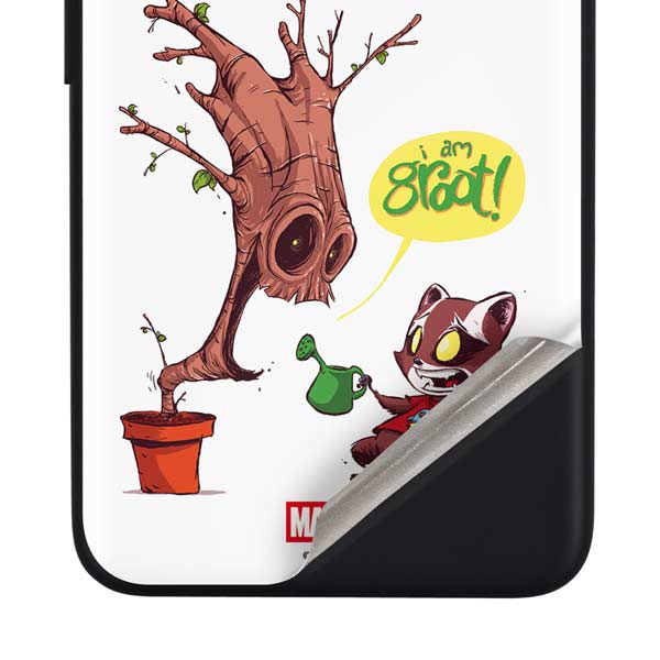 Marvel Rocket Raccoon and Groot Tall Tails Google Pixel 4a Skin